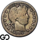 1905-O Barber Quarter, Scarcer New Orleans Date Issue