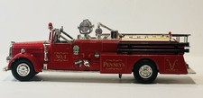 Vintage ERTL 1955 Ward LaFrance Pumper Truck Bank Penney's 4 1:30 Scale