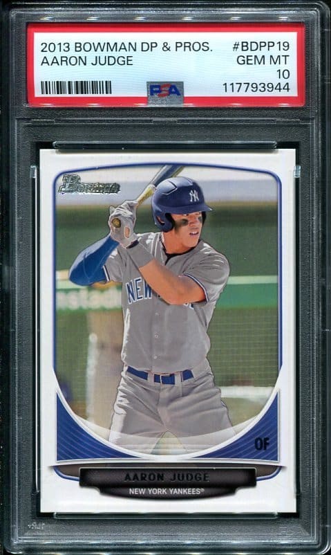 2013 AARON JUDGE BOWMAN DP & PROS #BDPP19 PSA 10 view 1