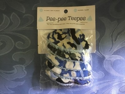 Beba Bean Pee-Pee Teepee Diapering Cover Up Baby Boys Blue Cammo 5 New Reusable
