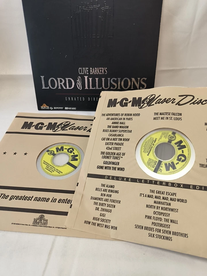 Clive Barker's " Lord Of Illusions " Deluxe Letterbox Edition LaserDisc - Bild 2 von 4