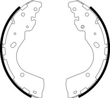 Bremsbackensatz HELLA PAGID 8DB 355 022-241 für FORD RANGER TKE 4 EcoBlue 4x4 up