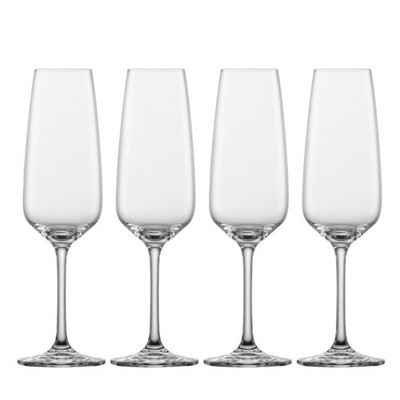 Schott Zwiesel Tulip Sektglas mit Moussierpunkt Set 4-tlg. 0,38 L