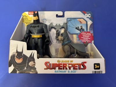 League of Super Pets Batman & Ace the Bathound 2 Figure Set Fisher Price DC 2022