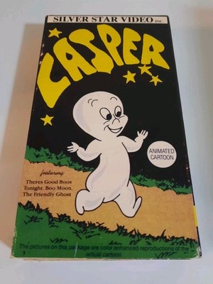 Casper Cartoon VHS 1989 | Silver Star Video Rare Vintage Kids Animation Classic