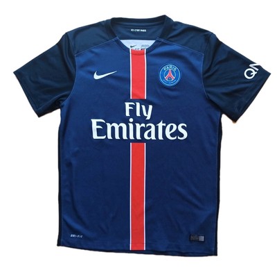 Nike Paris Saint-Germain 2015/2016 Home Heim Trikot Jersey Shirt blau PSG Sz. M