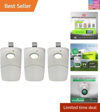 3X Multi-Code 3089 MultiCode 308911 Linear , 10 Dip Switch Gate Opener Remote...