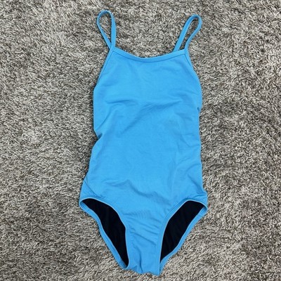 JOLYN Blue Solid One Piece Swimsuit Tabitha Spaghetti Strap Women s 24