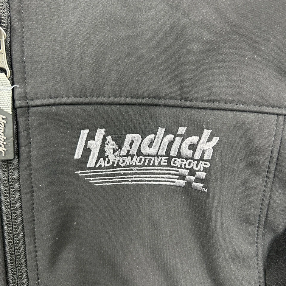 Cortavientos Hendrick Motorsports para mujer talla mediana negra manga larga softshell Foto 4 de 4