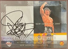 BBM2009 New Japan Pro Wrestling Hiroshi Tanahashi Handwritten Autograph Card