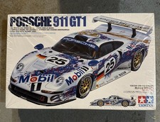 Vintage Tamiya Porsche 911 GT1 1/24 24186 Plastic Static Display Model Kit New