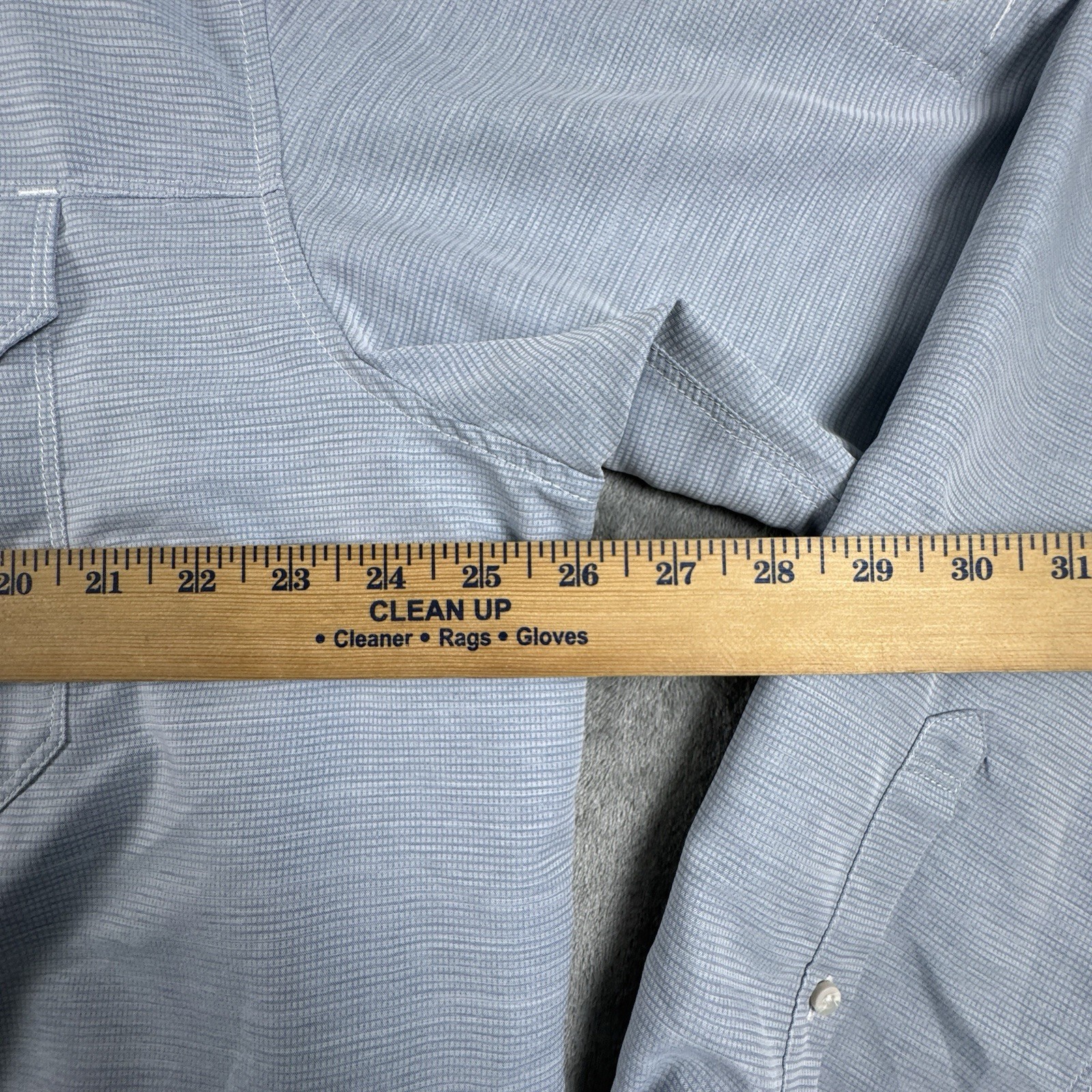 Mountain Hardware Button Down Shirt Mens 2XL Blue… - image 6