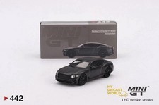 1/64 Mini GT #442 Bentley Continental GT Speed 2022 Anthracite Satin Fast Ship