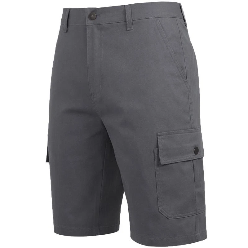 ROAMING SOUL MEN'S COTTON FLEX STRETCH CARGO SHORTS SIZE 34 - CHARCOAL