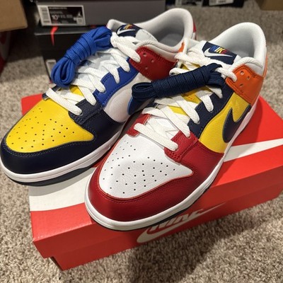 Nike Dunk Low JP QS Midnight Navy Varsity Maize IB2051-400 Size 10.5