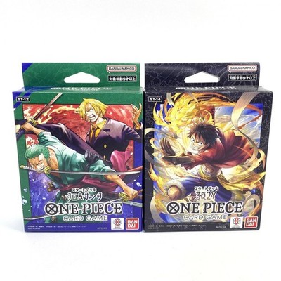 Unopened ONE PIECE Card Game Start Deck Zoro Sanji 3D2Y 2 piece Set