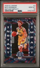 2020 PANINI ILLUSIONS INSTANT IMPACT #3 NICO MANNION PSA 10