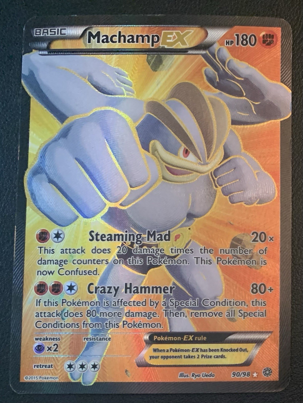 Machamp EX 90/98 XY-Ancient Origins Ultra Rare Pokémon - MP