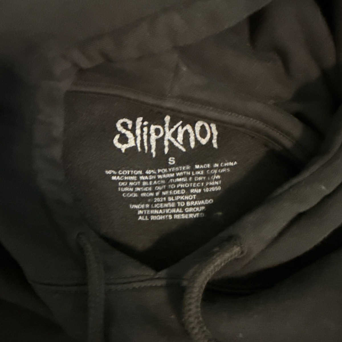 Slipknot Iowa 20th Anniversary Barcode Goat Hoodie Adult Small