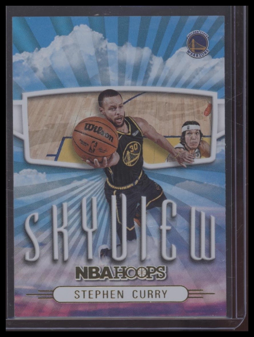 2022-23 Hoops #4 Stephen Curry Skyview Holo
