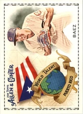 2018 Topps Allen and Ginter World Talent #WT36 Javier Baez - BB