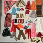 Vintage Barbie 1970s Lot Shoes Clothes Knee High Boots Mod Ken READ Description