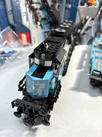 LEGO RC Train: Maersk Container Train 10219 Box, manuals see description + rails