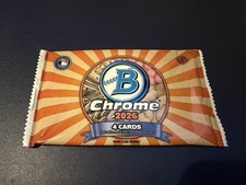 2026 Bowman Chrome Baseball - Snack Pack - Sealed Unopened