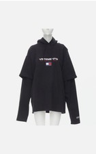 VETEMENTS TOMMY HILFIGER Demna 2018 black dou...
