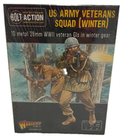 Us Army Veterans Squad (Winter) - Warlord Games Bolt Action Miniatures Neu Ovp *
