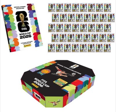 2026 Panini Soccer FIFA World Cup Sticker Stadium Box (280 stickers) Sealed New