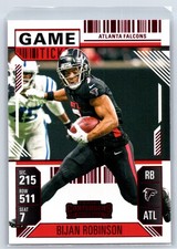 2024 Panini Contenders #6 Bijan Robinson Season Ticket Red