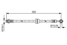 Flexible de frein Daewoo KALOS