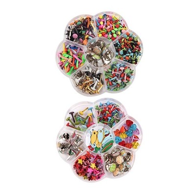 Mini Brads Spaltnadel dekorativer kleiner Papierverschluss
