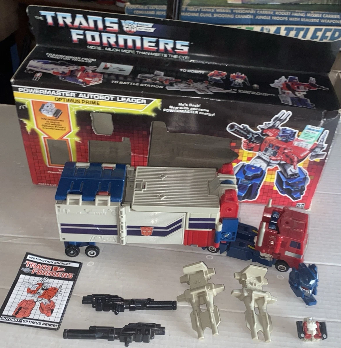 Transformers 1988 Year Manufactured Optimus Prime Transformers