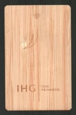 IHG HOTELS & RESORTS One Rewards Wooden Hotel Key Card - V2