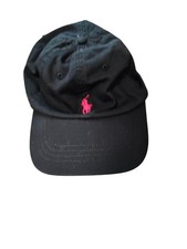 POLO Ralph Lauren Cap Black Red Logo Size Adjustment possible
