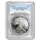 1987-S PCGS PR70 DCAM American Silver Eagle