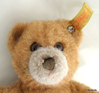 Steiff Knöpfchen With Red Shorts Teddy Bear #0218/16 Plush Circa