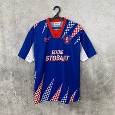 CARLISLE UNITED 1995 1996 1997 HOME FOOTBALL SHIRT RED FOX JERSEY SIZE M