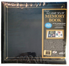 Pioneer Leatherette Post Bound E-Z Load Memory Book 12"X12" Navy