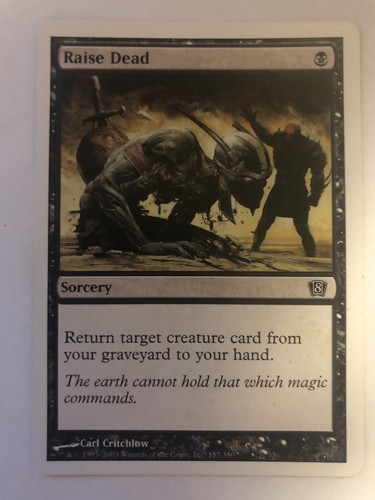 Raise Dead - Magic the Gathering Card, 8th Edition, NM