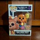 FNAF Flocked Balloon Foxy Funko POP! Games #907 ( Only Avaliable In POP! & Tee )