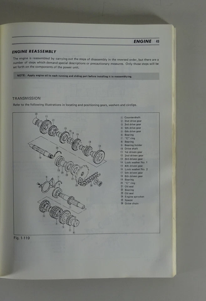 Manual de Servicio/Taller Manual Suzuki GS 400 From 10/1976 - Imagen 4 de 4