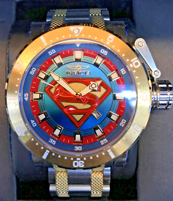 INVICTA スーパーマン 限定版 腕時計 Invicta DC Comics Superman Men's 52mm Limited Edition Quartz Watch