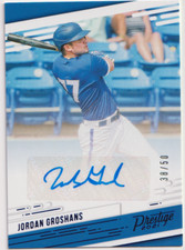 2021 Panini Prestige Autos Blue Foil #PR-JG Jordan Groshans 38/50 Blue Jays