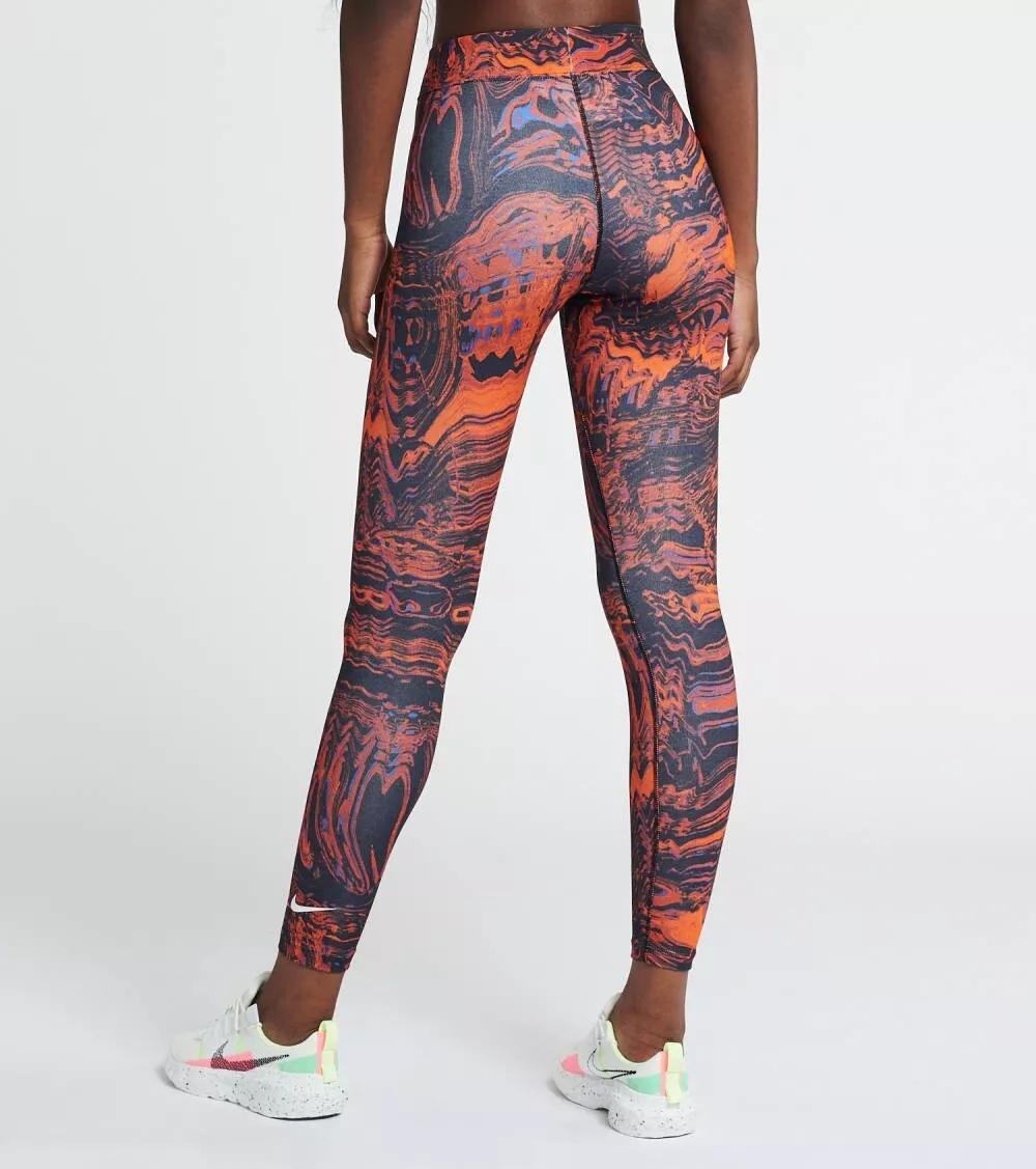 Orange and black nike deals leggings