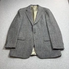 VTG Polo University Ralph Lauren Blazer Men 42 Gray Wool Academia Heritage USA