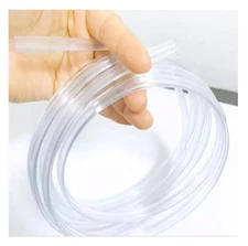 7mm (1/4in) x16ft(5m) Automotive Car Clear Trim Molding Plated Decoration Strip