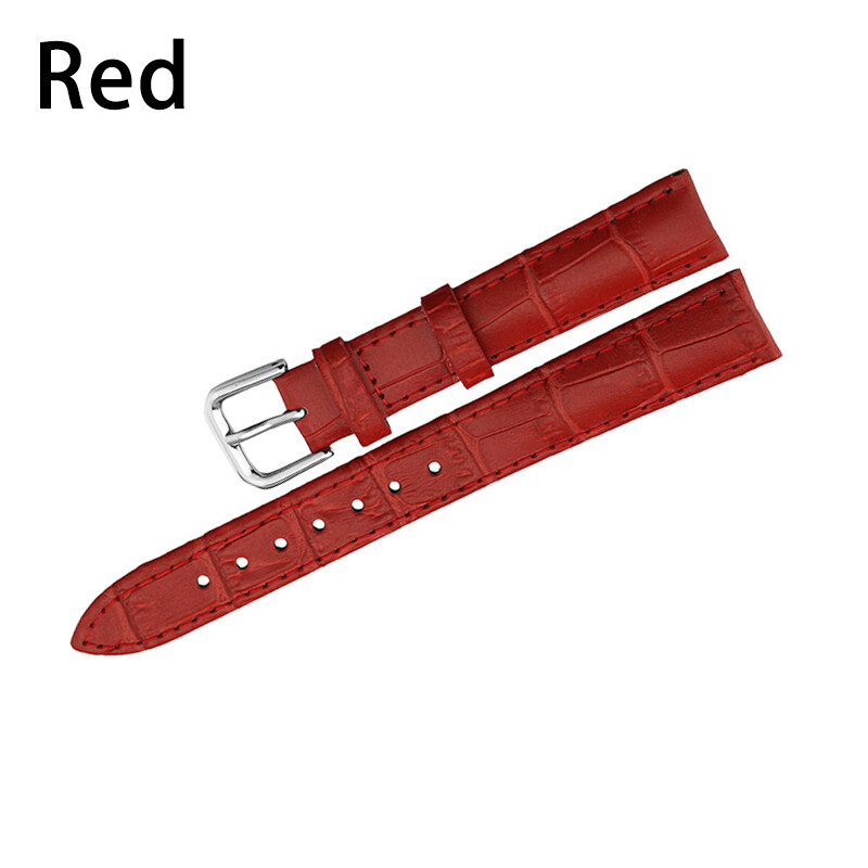 White High Quality Mens Ladies Genuine Soft Leather Watch Band Strap 12mm22mm eBay